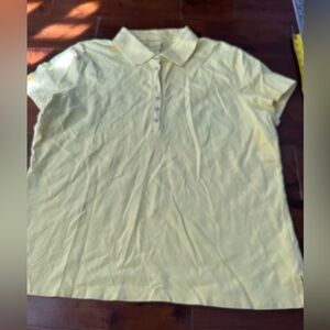 St. John's Bay Light Yellow Button Down Shirt